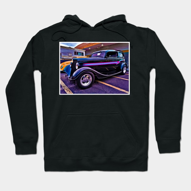 1934 Ford Hot Rod Sedans Hoodie by Hot Rod America